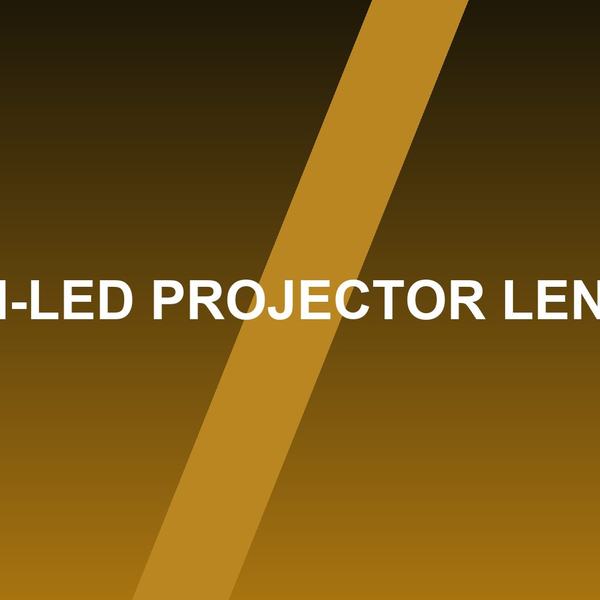 Bi-LED Projector Lens