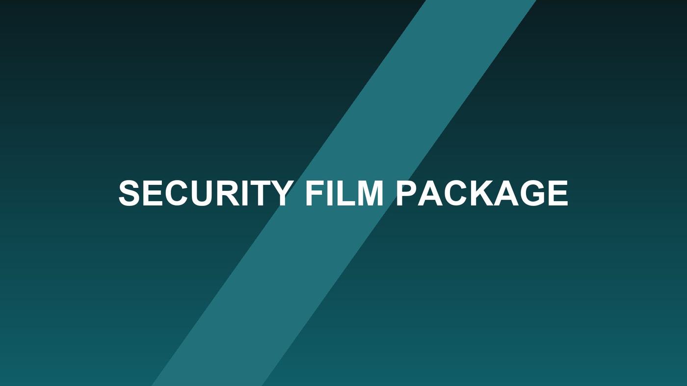 Security Film Package